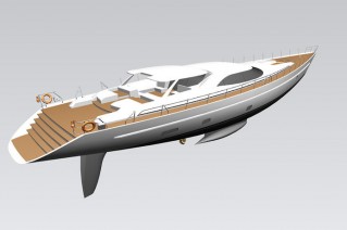 Encore superyacht - rear view